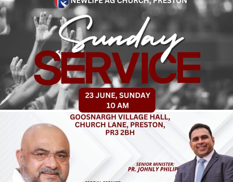 SUNDAY SERVICE |  23rd June | NEWLIFE AG PRESTON