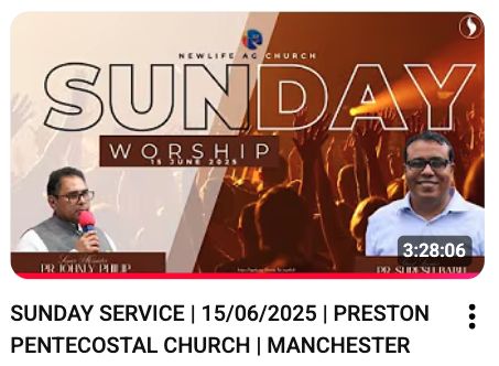 SUNDAY SERVICE | 15 JUNE | NEWLIFE AG PRESTON