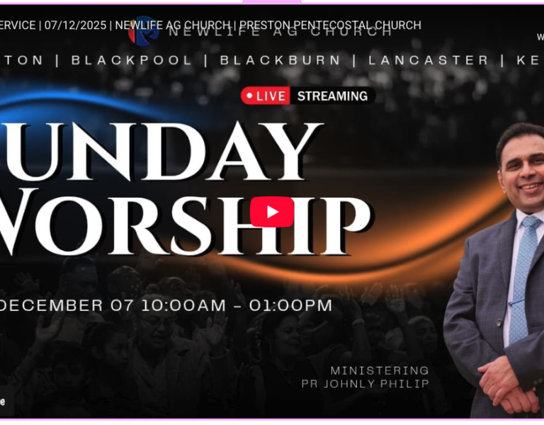 SUNDAY SERVICE | 07 DECEMBER | NEWLIFE AG PRESTON