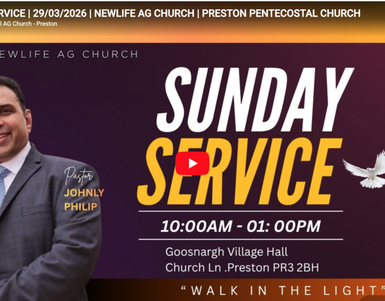 SUNDAY SERVICE | 29th   MARCH  | NEWLIFE AG PRESTON